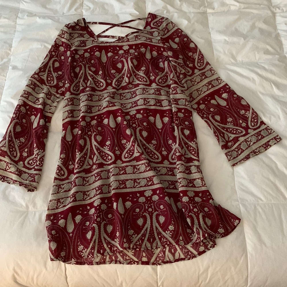 Beautiful burgundy dress